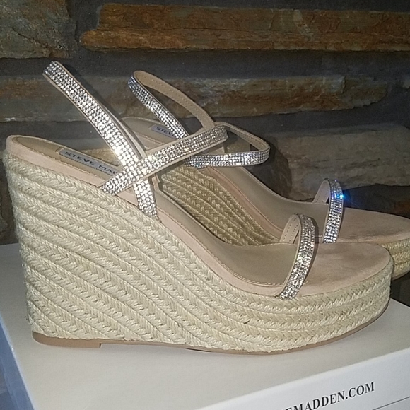 Steve Madden Shoes - 💓Skylight Rhinestone Espadrilles💓 9.5